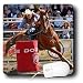 Horse - Barrel Racing - Mouse Pads
