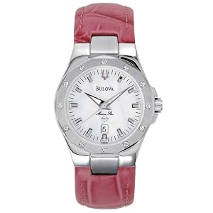 Buy Bulova Ladies Marine Star Diamond Watch #96R28 by Bulova