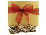 1 Lb Box Gourmet Almond Pecan Toffee with Dark Chocolate