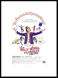 Willy Wonka & the Chocolate Factory Movies Framed Art Poster Print, 16x22