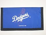 LOS ANGELES DODGERS Team Logo Nylon Bifold CHECKBOOK COVER