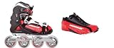 Powerslide 940012/40 Inline Skate Phuzion 3 Blade&Walk Pure - Powerslide homme, rollers avec chaussure amovible - Pointure 40