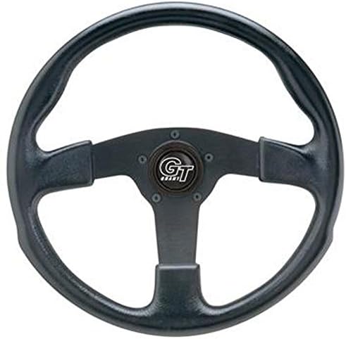 Empi 79-4032-0 VW Grant Steering Wheel Rally GT, Black 3-Spoke, 13" Dia., 3" Dish / 3 ?"