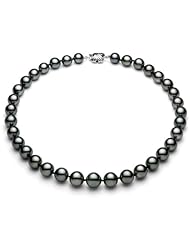 PremiumPearl 9-10mm Tahitian Pearl Necklace AAA Quality