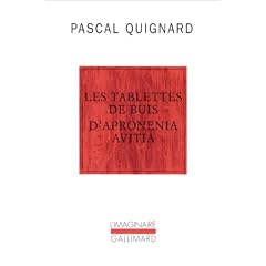 Les tablettes de buis d'Apronenia Avitia