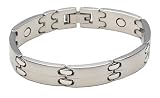 Sabona Executive Sport Silver Magnetic Bracelet, Size S