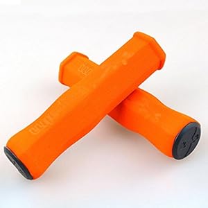 Amazon.com : Bicycle Handlebar Grips Cycle Bicycle Mountain Bike Orange : Sports & Outdoors