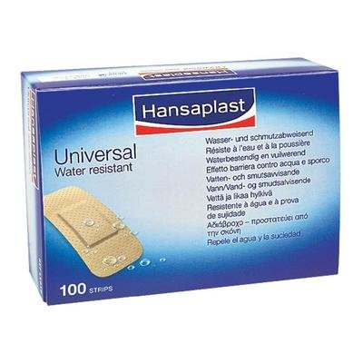 Hansaplast Water Resistent 3x7,2cm Pflasterstrips