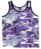 Purple Camouflage Tank Top