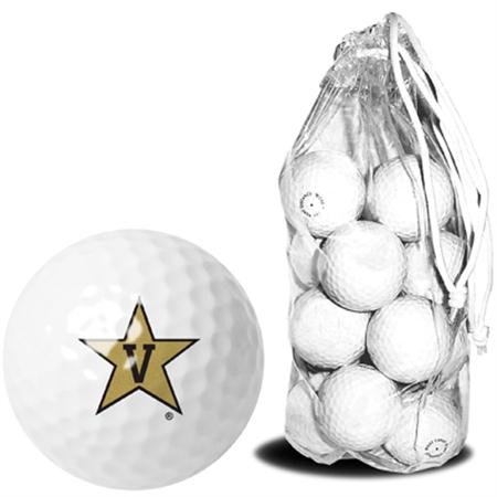 Vanderbilt Commodores Ncaa Clear Pack 15 Golf Balls