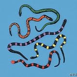 12 Stretchable Toy SnakesIMAGE