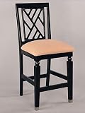 Kitchen & Housewares : Powell Peppercorn 'Black Rub Through Red' Counter Stool, 24' Seat