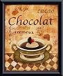 Art Poster Metal Framed Print - Cacao Chocolat - Artist: Valorie Wenk- Poster Size: 8 X 10