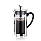 Produkt-Bild: Rastal Kaffeebereiter DELUXE mit Deckel und Metallmanschette aus hochwertigem Edelstahl