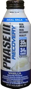 Phase III Vanilla 35g Protein 14.5oz Bottles, 12 Count Case