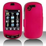 Samsung Gravity T T669 Cell Phone Rubber Rose Pink Protective Case Faceplat ....