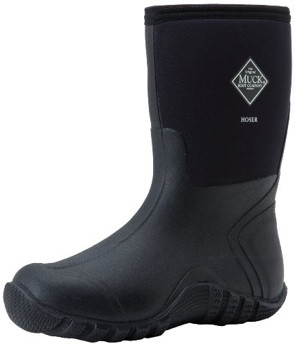 The Original MuckBoots Adult Hoser Mid Boot,Black,11 M US Mens/12 M US Womens