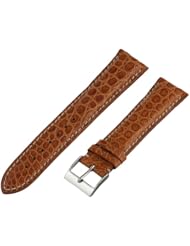 Swiss Watch International 21 MM Camel Genuine Alligator Strap 21ABR31C