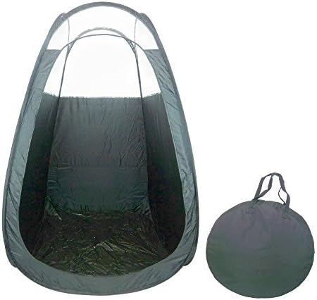 Spray Tan Tent - BLACK - Professional Mobile Pop Up Skylight Spray Tanning Cubicle by Glam Looks