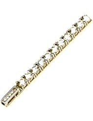 Crislu Tennis Bracelet, Gold Plated (10.00 cttw)