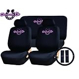 11 Piece Auto Interior Gift Set - Cowgirl COW Girl Up- A Set of 2 Seat Covers, 1 Rear... by UNIQUE AUTOMOTIVE ACCESSORIES