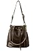 Dolce & Gabbana Brown Pebbled Leather DG Charmed Drawstring Shoulder Bag BB1796-A1138-80048