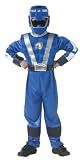 Power Rangers tm RPM tm Blue Ranger Muscle Chest Large 7-8 years
