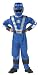 Power Rangers Blue Ranger Muscle Fancy Dress Costume Small 3-4 years