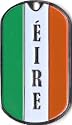 IRELAND FLAG IRISH EIRE MILITARY ARMY DOG TAG PENDANT