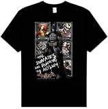 Batman Arkham Asylum RUNNING THE ASYLUM Adult Black T-shirt tee Shirt