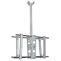 LCD-TV solide Stahl Deckenhalterung Deckenhalter für 2 TV-Geräte (360° drehbar, bis 75kg sicher)