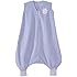 HALO Big Kids Sleepsack Micro Fleece Wearable Blanket, Lilac Snowflake, 2-3T