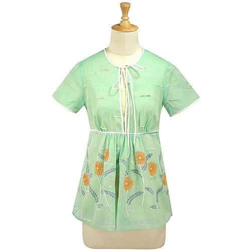 Click here to buy Aquamarine Embroidered Top (Petite, Tall & Misses Sizes XS-3X).