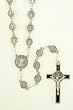 4mm Metal St. Benedict 28" Rosary - Imported from ITALY