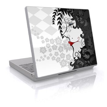 Childrens Toyshop  Video Games : Laptop Skin (Can be trimmed to fit most laptops.) (15" x 12") - Night Lady