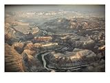 An Aerial View of Big Bend National Park in Texas Photographic Poster Print by Gordon Gahan, 16x12