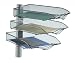 NPSG Axcess Clamp-On Four Vertical Swingfile Trays 720400