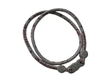 Phiten 18 Titanium Sport Necklace Gray-Red