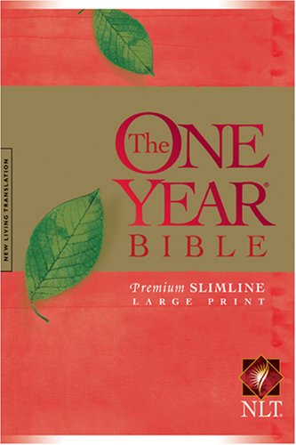 The One Year Bible Premium Slimline LP NLT under The Books Store