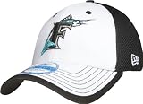 New Era Florida Marlins Neo Fitted Baseball Cap (Black, Small/Medium)