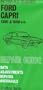 Ford Capri 1300/1600: repair guide (His Glovebox series, 39)