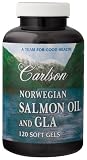 Carlson Laboratories - Norwegian Salmon Oil & Gla, 120 softgels