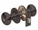 Master Lock BCO0310B Biscuit Privacy Door Knob with SilvaBond Antimicrobial Protected Finish, Oil Rubbed Bronze