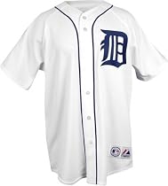 Detroit Tigers Home White MLB Replica Jersey - XX-Large