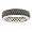 Sterling Silver Black Cubic Zirconia Eternity Band Ring by Charles Winston, Size 5