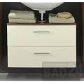 Badm�bel g�nstig, Waschbeckenunterschrank Nautilus-creme/nu�baum