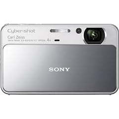 Sony DSC-T110S Digitalkamera (16 Megapixel, 4-fach opt. Zoom, 25mm Weitwinkelobjektiv, 7,6 cm (3 Zoll) Display, bildstabilisiert) silber