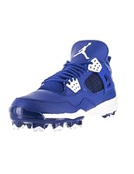 Shoes: Nike Jordan Mens Jordan IV Retro Mcs Varsity Royal/White Baseball Cleat 13 Men US