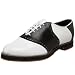 Tic-Tac-Toes Men's Benny Saddle Dance Oxford,Black,12 M US