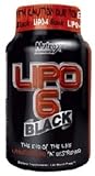 Lipo 6 Black Nutrex Full Body Weightloss Formula, 120ct